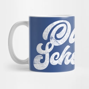 OLD SCHOOL / Retro Style Original Design Mug